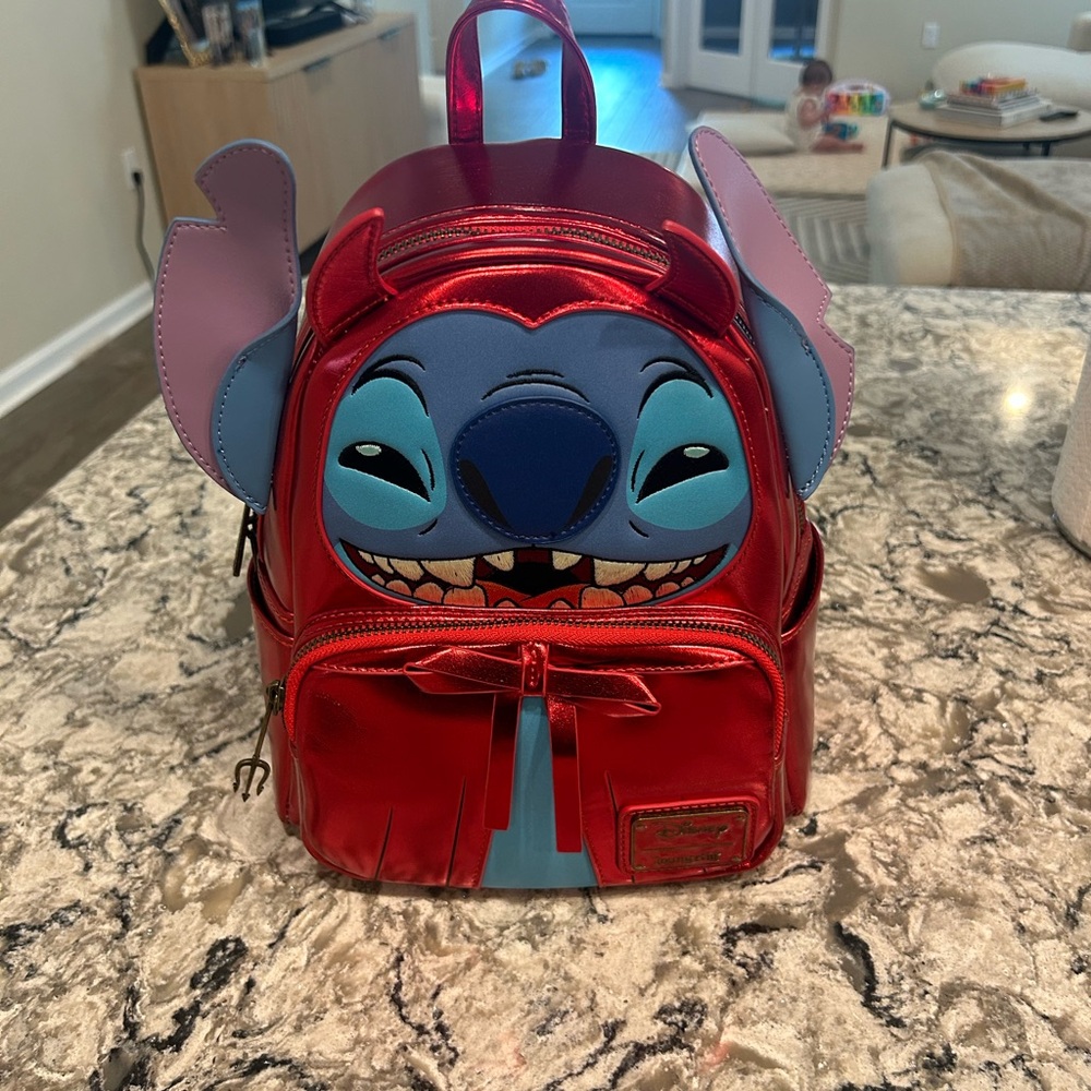Loungefly Disney Stitch Devil Mini Backpack